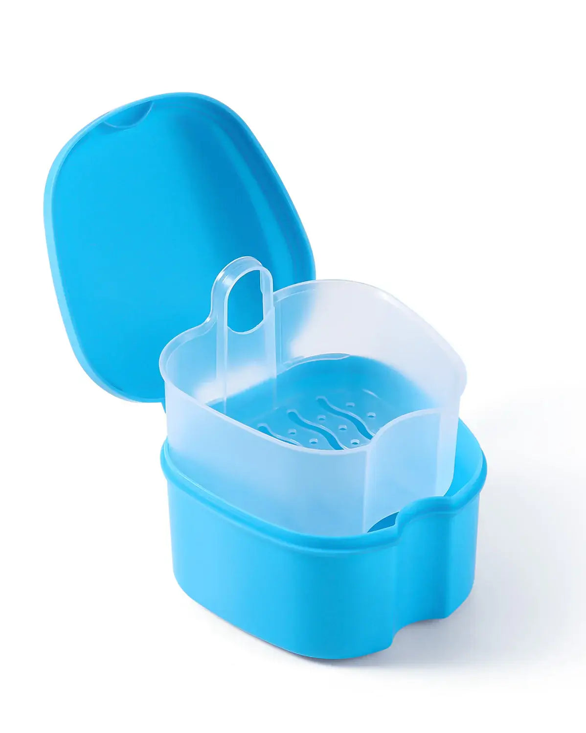 Retainer Bath Case with Cleaning Brush
