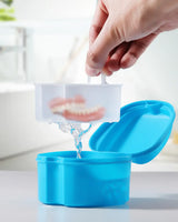 Retainer Bath Case with Cleaning Brush