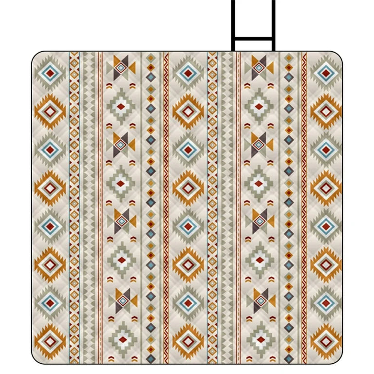 Waterproof Camping Padded Mat 2m x 2m (Pattern 3)