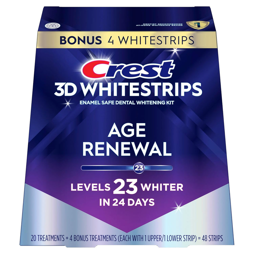 Crest 3D Whitestrips Age Renewal – Teeth Whitening Kit