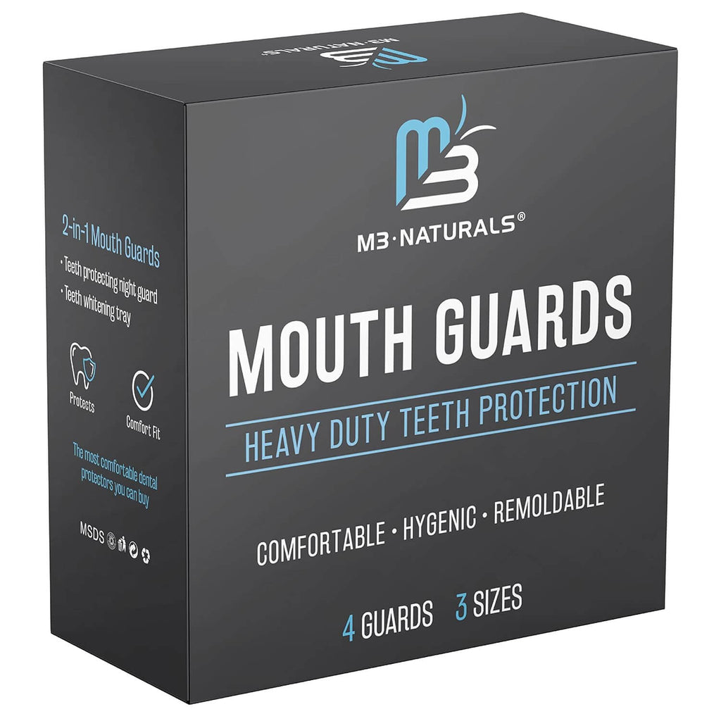 M3 Naturals, Mouth Guards, 3 Sizes, 4 Guards