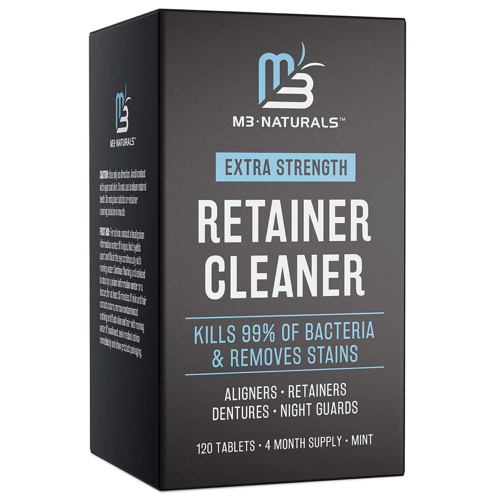 M3 Naturals Retainer Cleanser Tablets (120 Tablets)