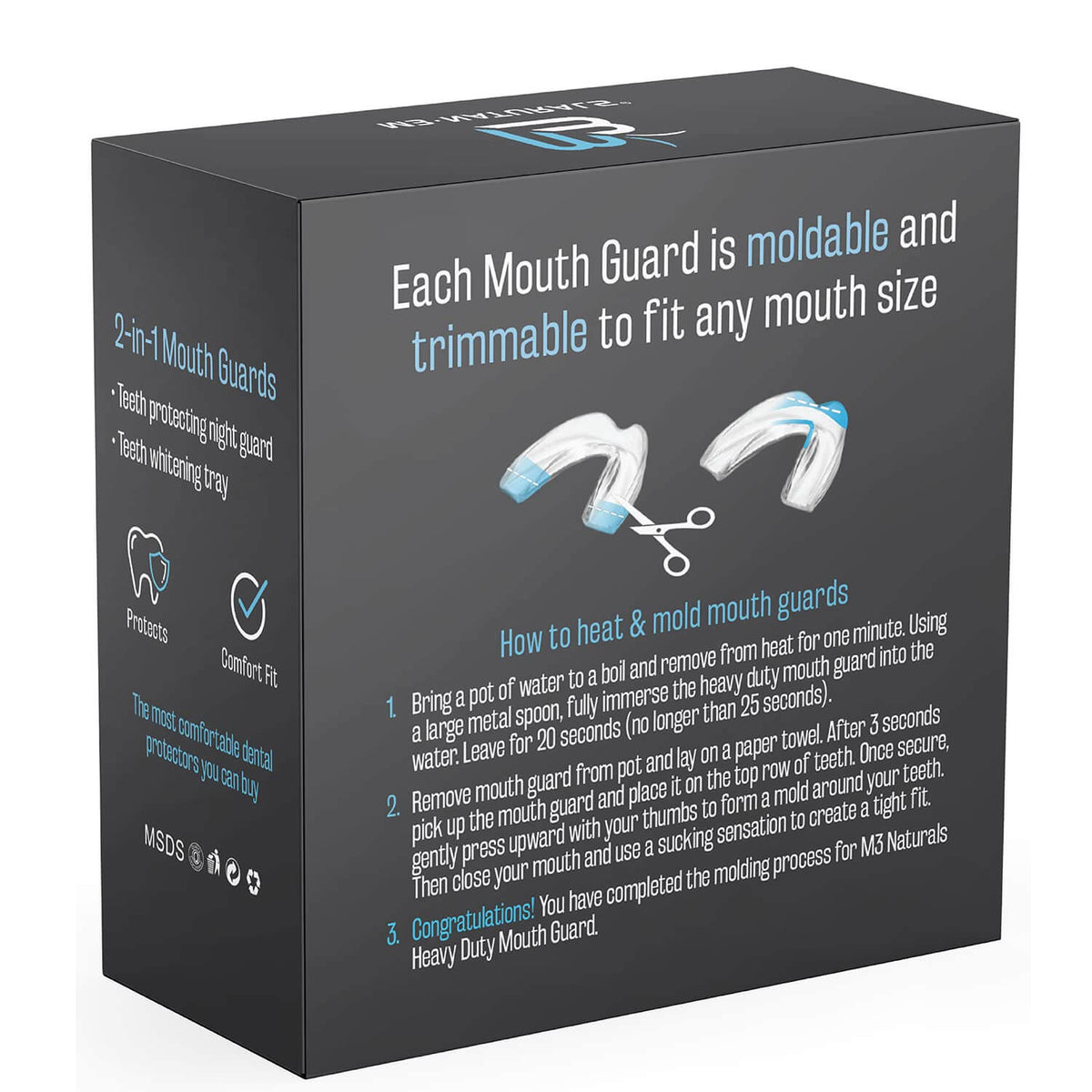 واقي أسنان قابل للتشكيل - M3 Naturals