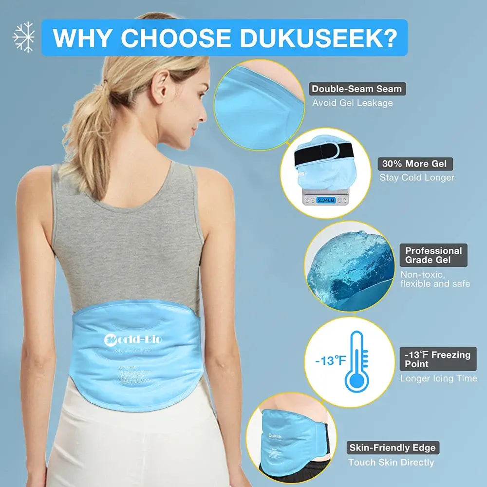 Hot & Cold Pack for Lower Back Waist Therapy