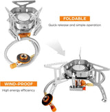 Mini Windproof Camping Gas Stove (1 Core)