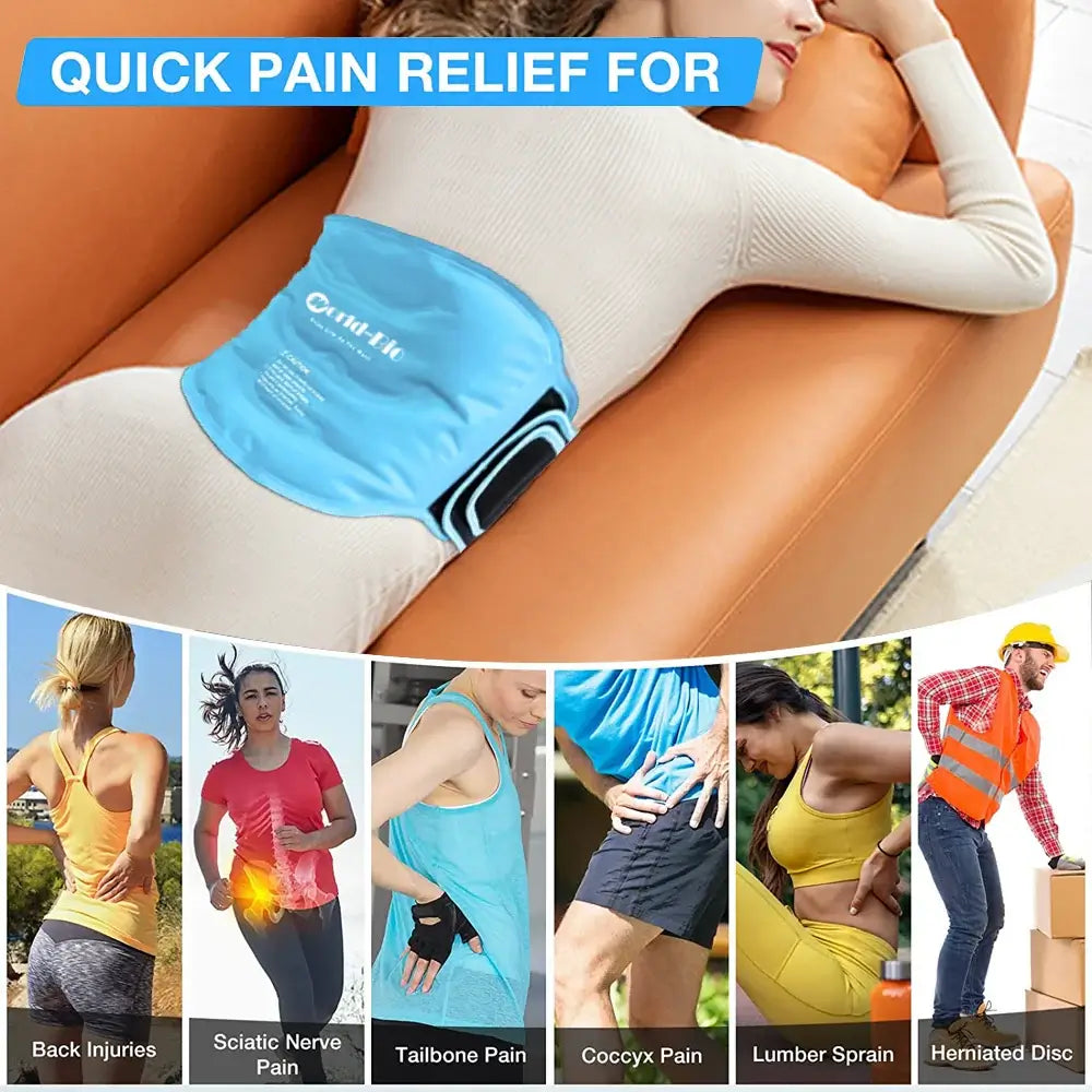 Hot & Cold Pack for Lower Back Waist Therapy