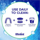 أقراص تنظيف التقويم الشفاف (126 قرص) Efferdent