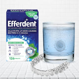 أقراص تنظيف التقويم الشفاف (126 قرص) Efferdent