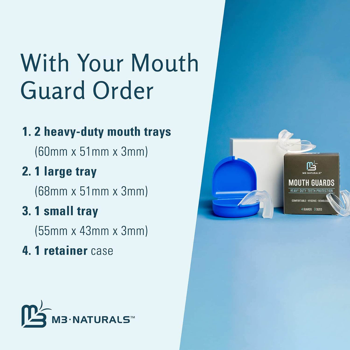 واقي أسنان قابل للتشكيل - M3 Naturals