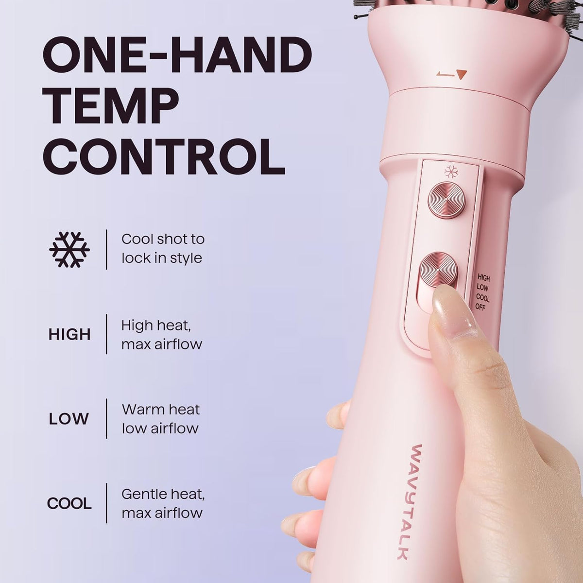 Wavytalk Air Sculpt 5-in-1 Hot Air Brush Set (639S)