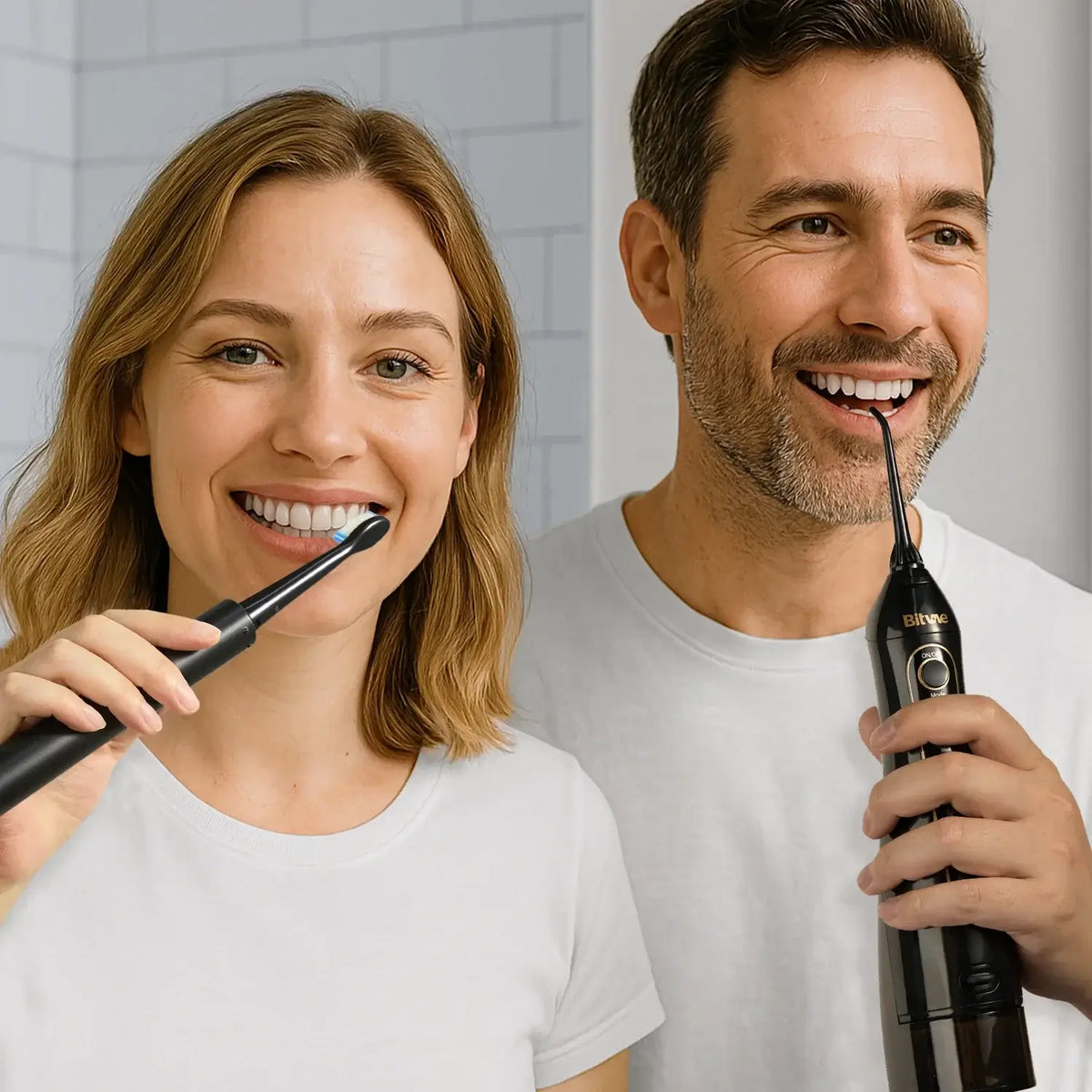 Bitvae Water Flosser and Sonic Electric Toothbrush E11+F5020E (Bundle)