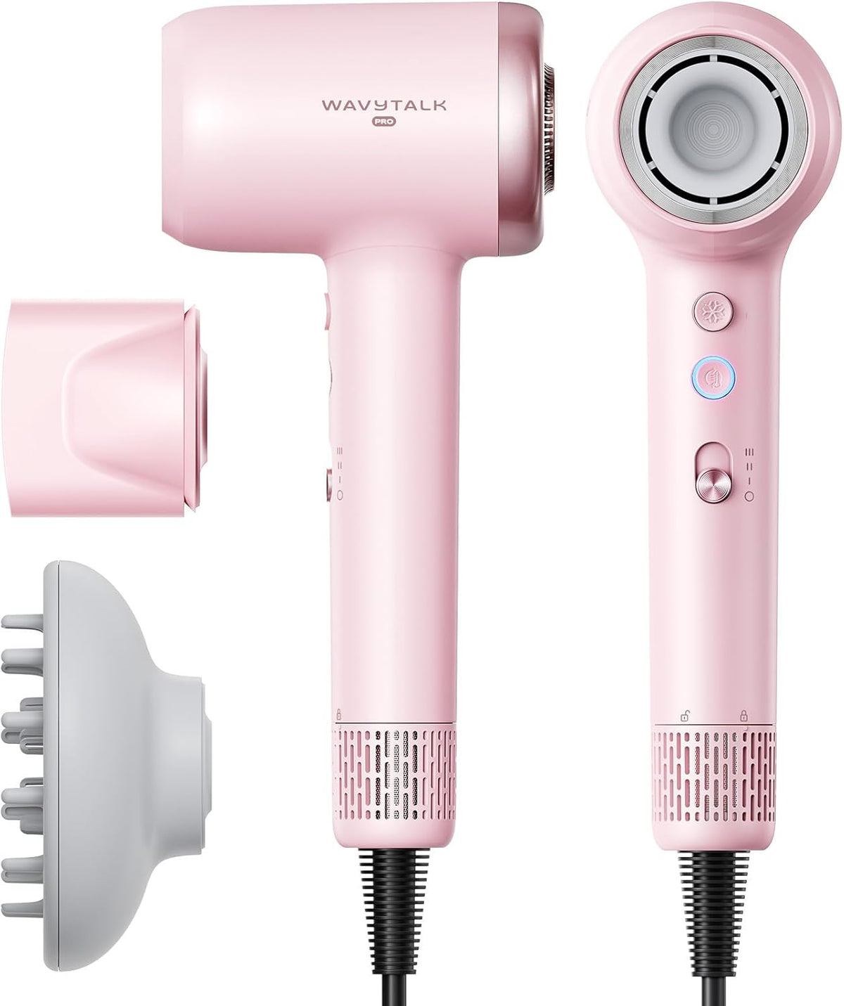 Wavytalk Turblow Pro Fast Drying Blow Dryer & Attachments (D10)