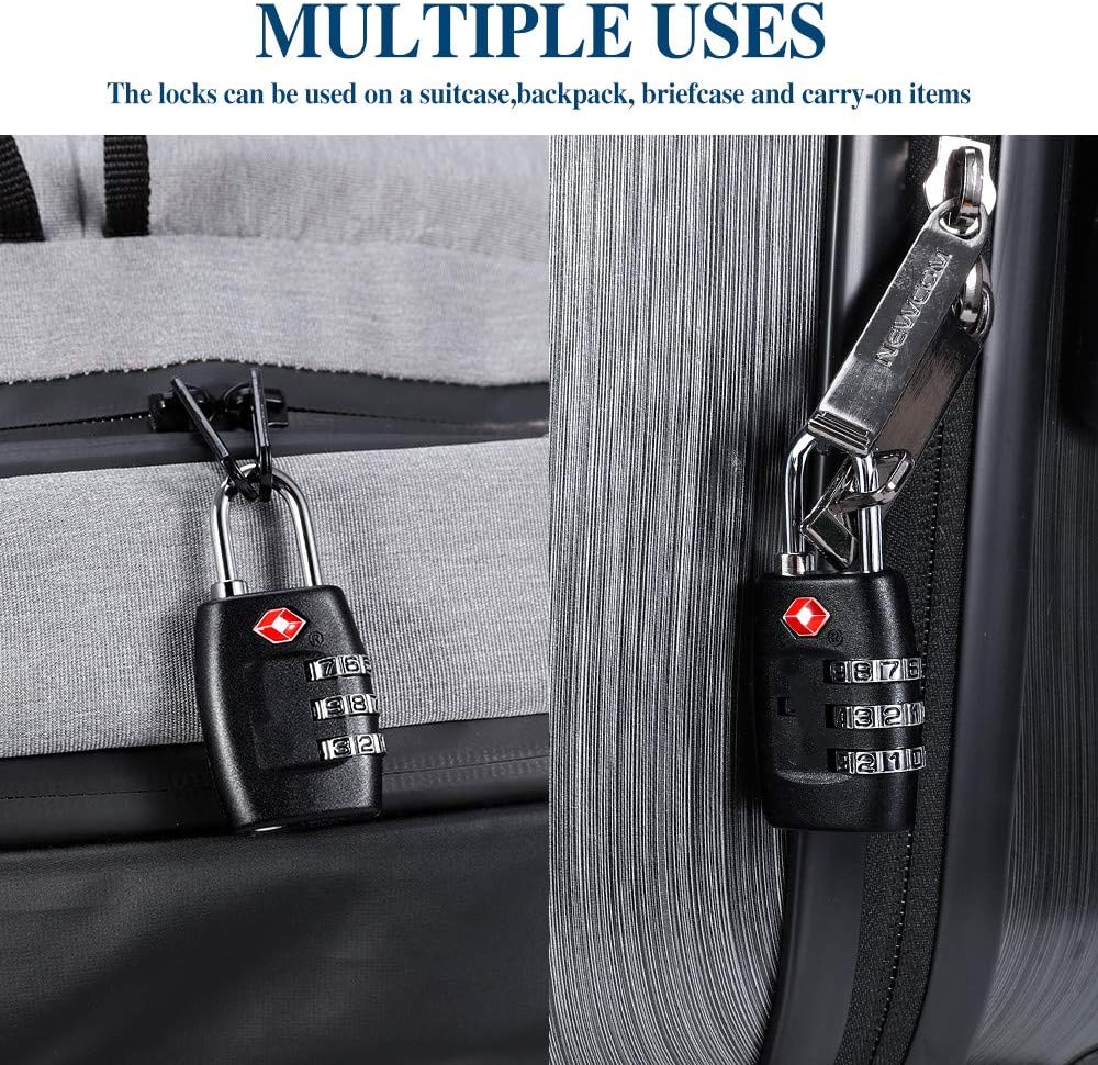 TSA Approved Luggage Lock (Black)