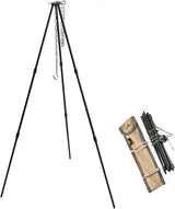حامل قدور ثلاثي القوائم من الألومنيوم من كامبينج مون - أسود