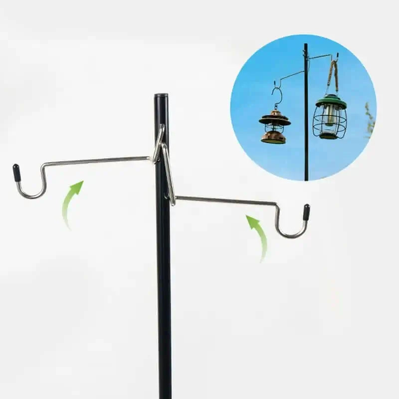 Lightweight Aluminum Alloy Lantern Table Stand