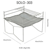 وجار شبكي مع كرسي نار وحقيبة حمل SOLO-303