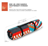 Waterproof Camping Padded Mat 2m x 2m (Pattern 1)