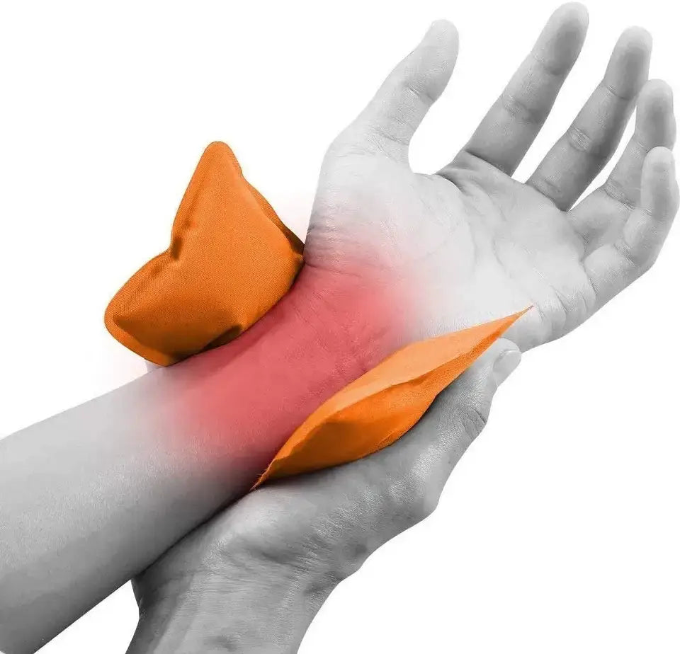 كمادات جل باردة و حارة للمعصم