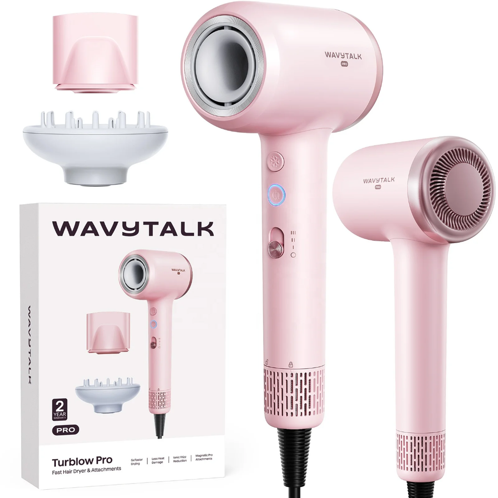 Wavytalk Turblow Pro Fast Drying Blow Dryer & Attachments (D10)