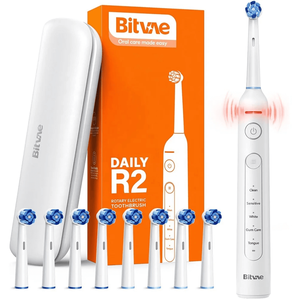 Bitvae R2 فرشاة أسنان كهربائية  مع علبة حافظة
