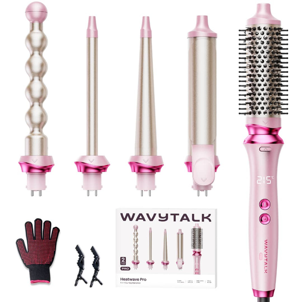 Wavytalk Heatwave Pro 5 in 1 (350S) مجموعة تجعيد الشعر