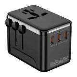 محول سفر مع شاحن فائق السرعة GaN 45W PD