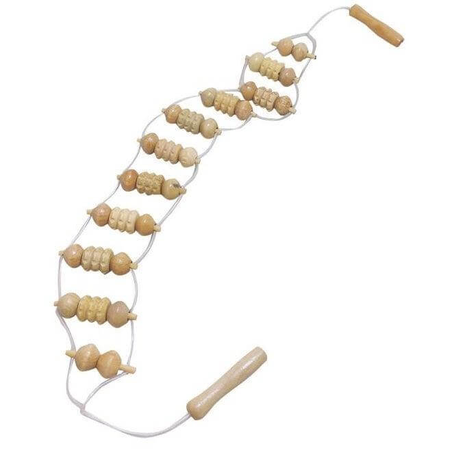 Wooden Wheel Body\Back\Waist\Legs Roller Massager - Neshtary