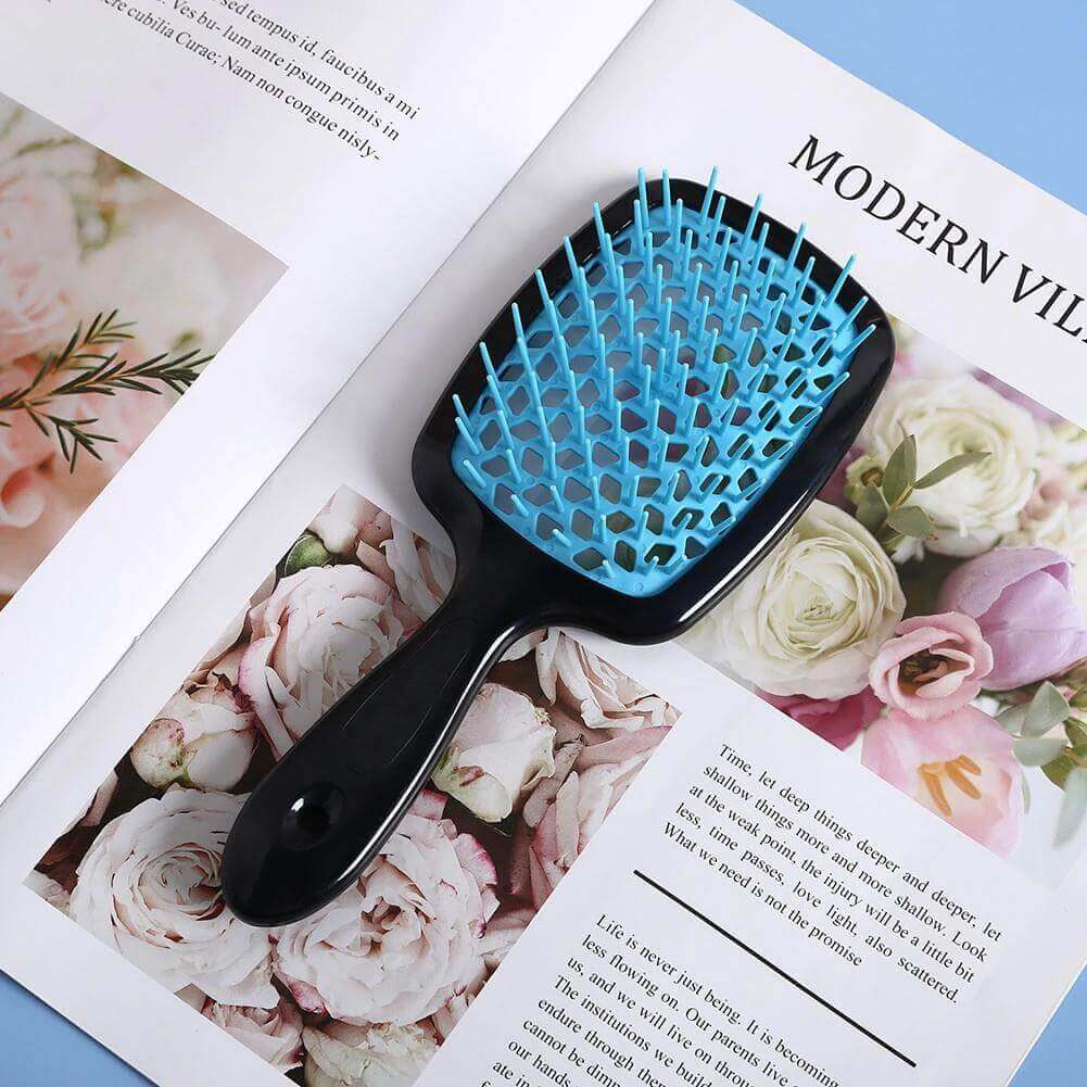 Super Hair Detangling Brush (Black Frame) - Neshtary نشتري