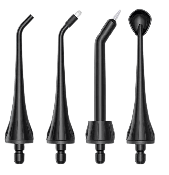 Replacement Nozzles for Fairywill Water Flosser F5020E - Black