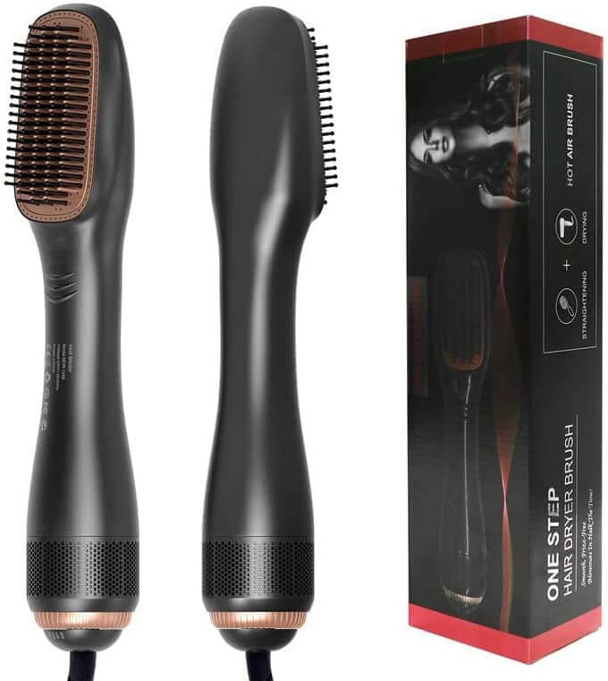 Hair Dryer & Straightener Ceramic Brush