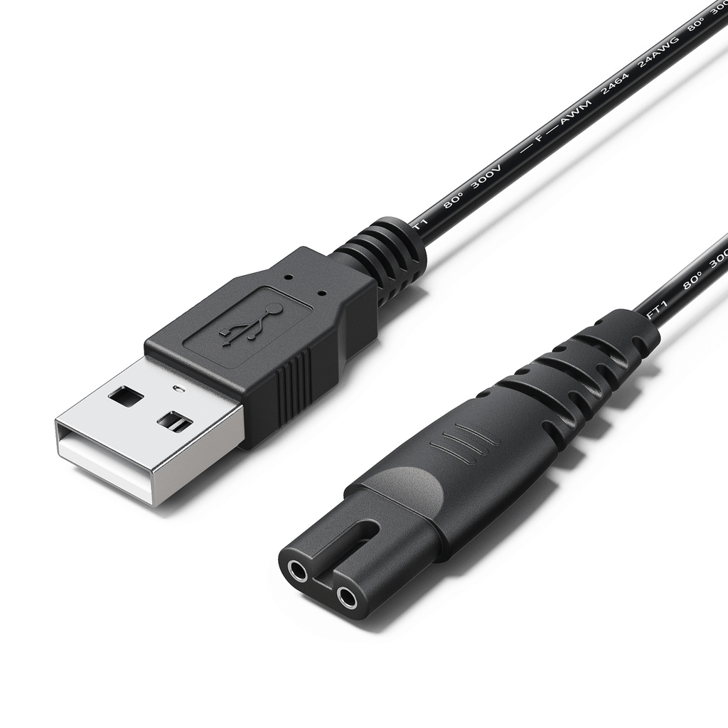 USB Cable Charger for Fairywill and Bitvae Water Flosser F5020E