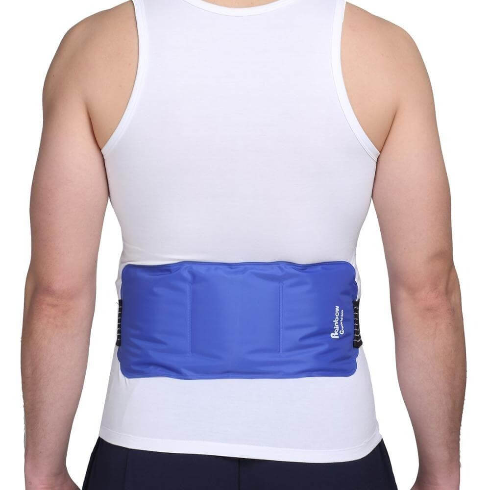 Hot and Cold Gel Packs with Belt for Waist, Back, and Shoulder Pain Relief - Neshtary